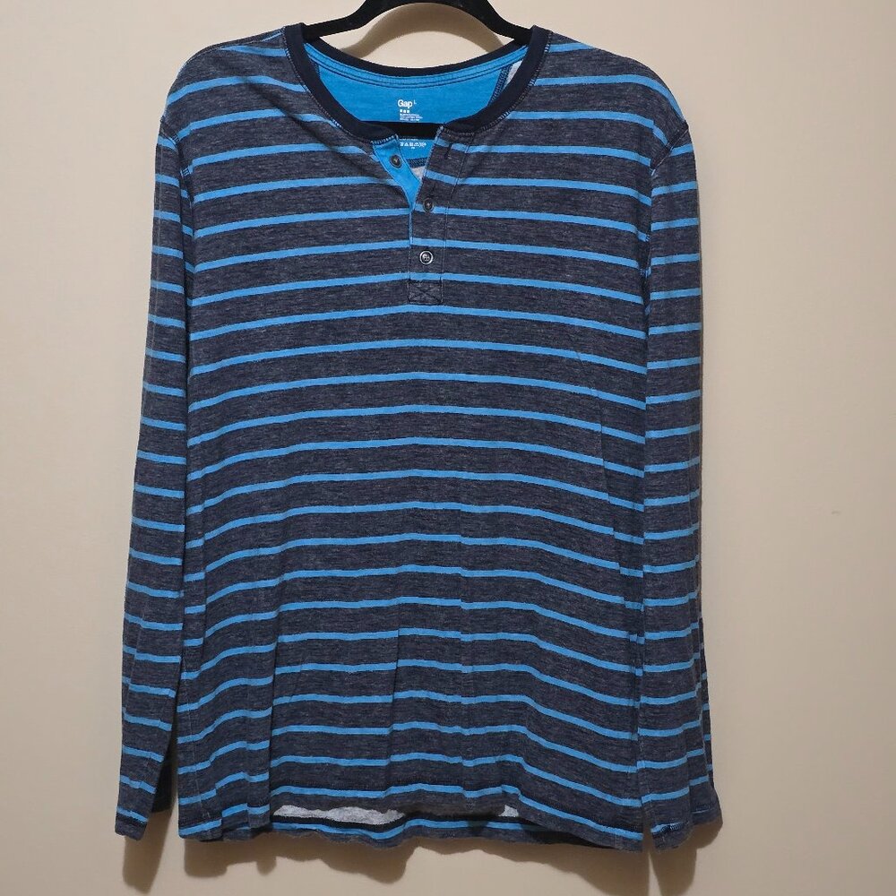 Men's Long Sleeve Henley by GAP  sz L